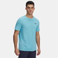 Vanish Seamless Mens Short Sleeve Stream / Black Blue