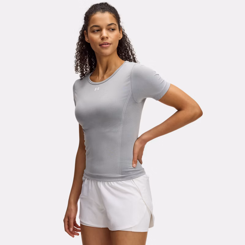Vanish Seamless Washed Womens Short Sleeve Black / White - Black