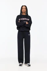 Varsity Tracksuit Bottoms - Navy