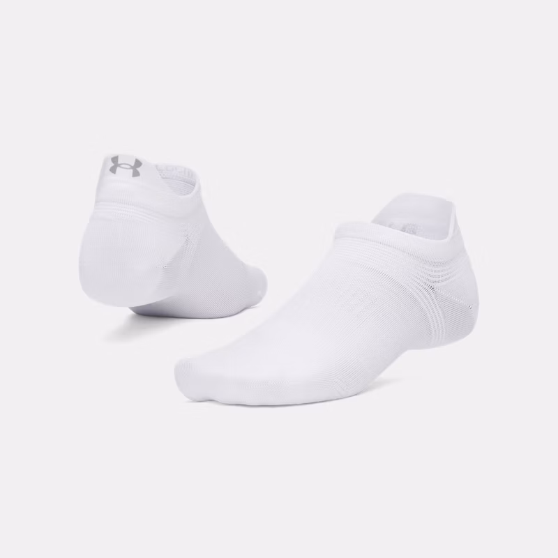Velociti Lite Unisex No Show Socks White / White / Reflective L
