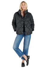 Venla down jacket black, Black, S