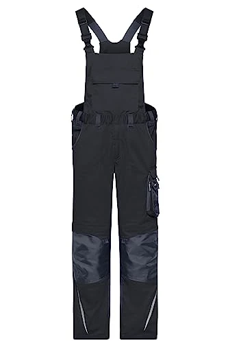 Vest in Stylish Material Mix for Men (XXL, red-Melange/Anthracite-Melange)