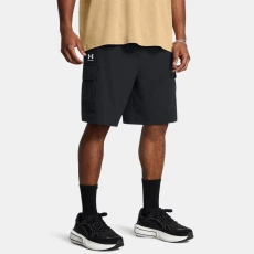 Vibe Woven Mens Cargo Shorts Black / White Vibe Woven Mens Cargo Shorts Black / White