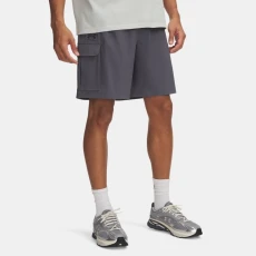 Vibe Woven Mens Cargo Shorts Castlerock / Black Gray Vibe Woven Mens Cargo Shorts Castlerock / Black Gray