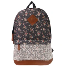 Vintage Denim Style Unisex Fashionable Casual School Travel Shoulder Backpack street style Plaza Ladies Vintage Floral Canvas Vintage Denim Style Unisex Fashionable Casual School Travel Shoulder Backpack street style Plaza Ladies Vintage Floral Canvas