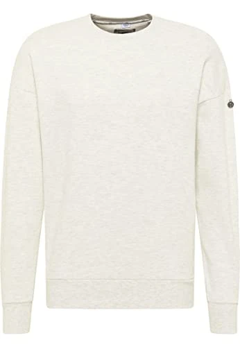 Vintage Men's Crew Neck Sweatshirt, Wool White Melange, L