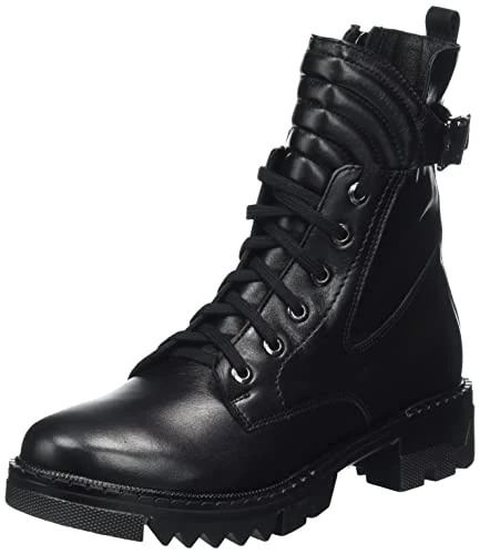 Vintage Women's Leather Boots, Black, 3.5 UK