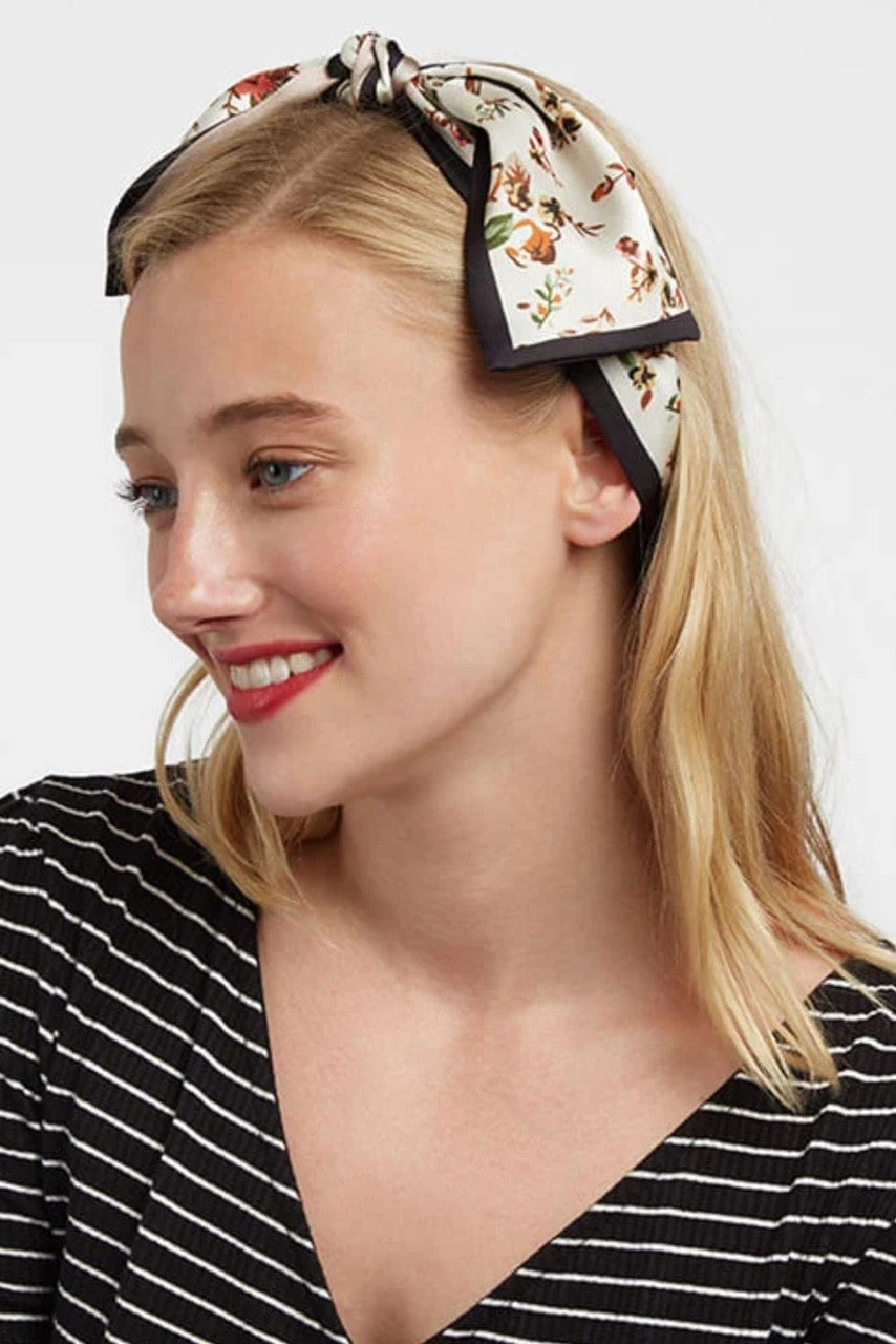 Virginia Floral Narrow Scarf - Multicolour