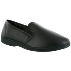Visa Mens Slip-On Slipper/Classic Mens Slippers (9 UK) (Brown)
