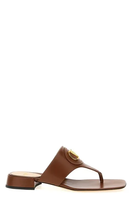 VLogo Signature Sandals - Brown