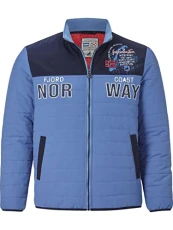 Volkwin Men's Quilted Jacket, blue, XXL Volkwin Men's Quilted Jacket, blue, XXL