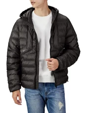 W-Dwain-21 Men's Quilted Jacket (UK, Alpha, XL, Regular, Regular, Black)