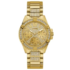 W1156L2 Ladies Gold Watch With Crystals
