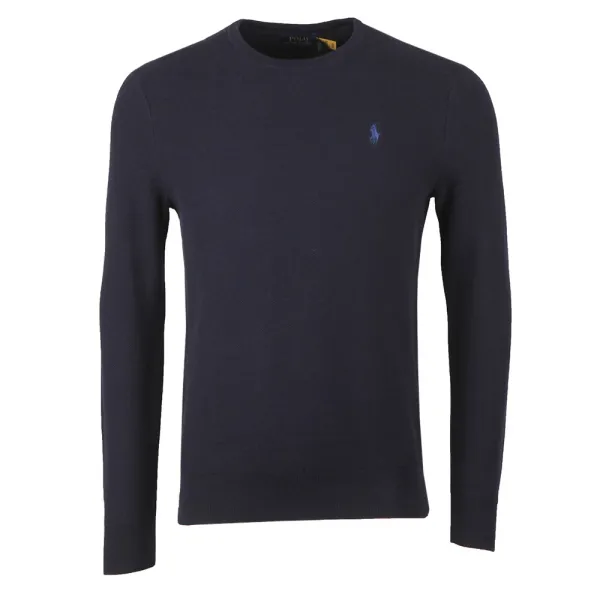 Waffle Crew Neck Jumper