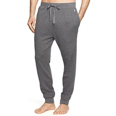 Waffle-Knit Joggers (Grey, X-Large)