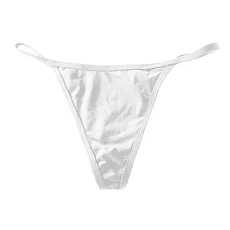 Waist Underwear Floral Sexy Embroidered Women Thin Panties Briefs Seamless Thong Low Hollow Out String G Nighties for Women Sexy Push up White