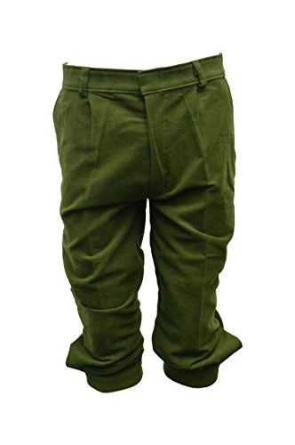 Walker & Hawkes - Mens Moleskin Shooting Plus Fours Breeks Trousers - Olive - 40