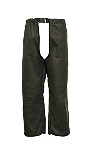 Walker & Hawkes - Unisex Wax Treggings Trousers 100% Cotton - Olive - X-Large