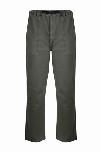 Warkworth Relaxed Casual Cargo Trousers Fir Green Size 40