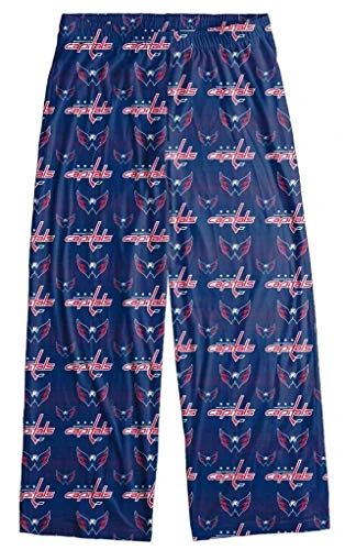 Washington Capitals Men's Scatter Pattern Pajama Lounge Multi Color Pants - Multi - Small 30-32