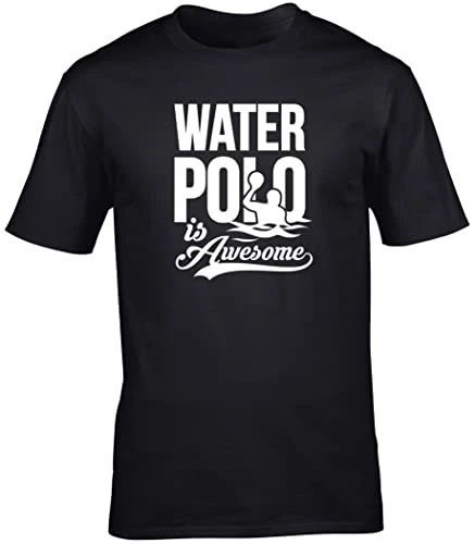 Water Polo is Awesome Unisex Short Sleeve t-Shirt (Specific Size Guide in Description) Black