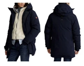 Water-repellent Parka W. 650g Down Jacket Coat Down Jacket Navy, Navy Blue, L