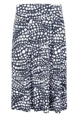 Waterfront Womens Jersey Skirt -Lightweight, Breathable -for Spring Summer, Walking, Travelling Dark Blue 18 Waterfront Womens Jersey Skirt -Lightweight, Breathable -for Spring Summer, Walking, Travelling Dark Blue 18