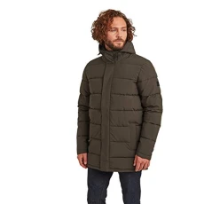 Watson Mens Ultra Warm Wind and Water Resistant Long Padded Winter Jacket, Adjustable Hood. Mens Winter Jacket, Puffer Jacket Mens