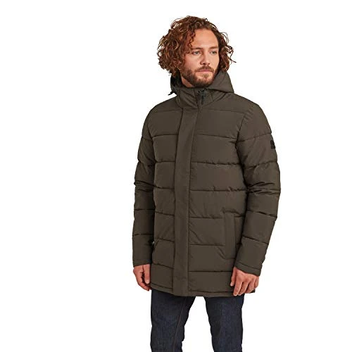 Watson Mens Ultra Warm Wind and Water Resistant Long Padded Winter Jacket, Adjustable Hood. Mens Winter Jacket, Puffer Jacket Mens