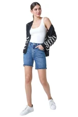 Wave Pointelle Knit Cardigan for Women UK - Ladies Everyday Holiday Spring Summer Comfy Soft Evening Vacation Work Party - Black - Size 18 Wave Pointelle Knit Cardigan for Women UK - Ladies Everyday Holiday Spring Summer Comfy Soft Evening Vacation Work Party - Black - Size 18