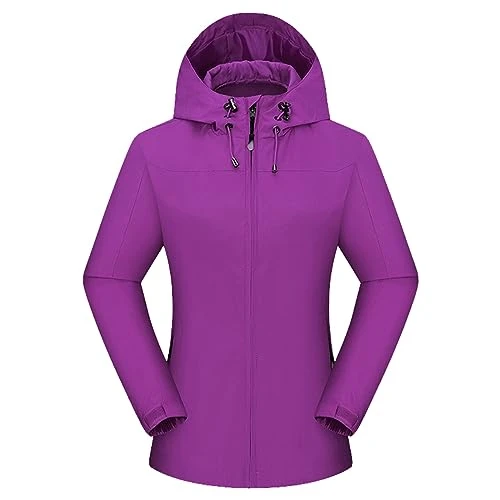 Wearhouses Deals Rain Coats For Women Zip Up Gym Jacket Women Women'S Winter Coats With Hood Pack Aw