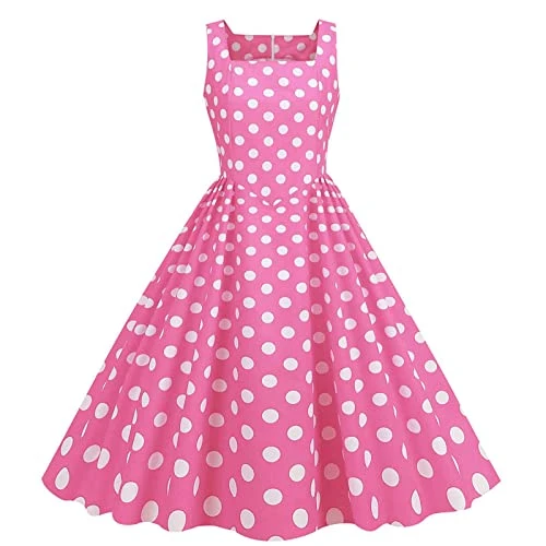 Wedding Guest Dresses for Women Boho Dresses for Women UK Women Loose Chiffon Dress Casual Midi Tunic Short Sleeveless Sleeveless Hollow Out Maxi Dress Summer Stripe Printing,Pink,XXL