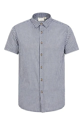 Weekender Short Sleeved Mens Shirt - 100% Cotton Shirt, Lightweight Casual Shirt, Breathable, Comfor