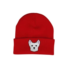 West Higland White Terrier Beanie Hat - Dog Lovers Gifts for Women - Winter Hats for Women - Knitted Wooly Ladies Hats - Dog Walking Accessories - Embroidered Westie Gifts for dog lovers West Higland White Terrier Beanie Hat - Dog Lovers Gifts for Women - Winter Hats for Women - Knitted Wooly Ladies Hats - Dog Walking Accessories - Embroidered Westie Gifts for dog lovers