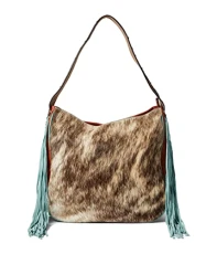 Western Handbag Womens Lorelei Calf Hair Fringe Tan A770005308 Western Handbag Womens Lorelei Calf Hair Fringe Tan A770005308