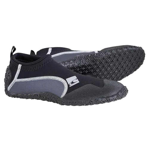 Wetsuits Unisex O Neill Reactor Reef Boots Black Coal Size UK 4, Black Coal, 4 UK