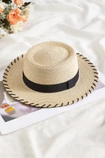 Whats the Stitch Straw Hat - Neutral