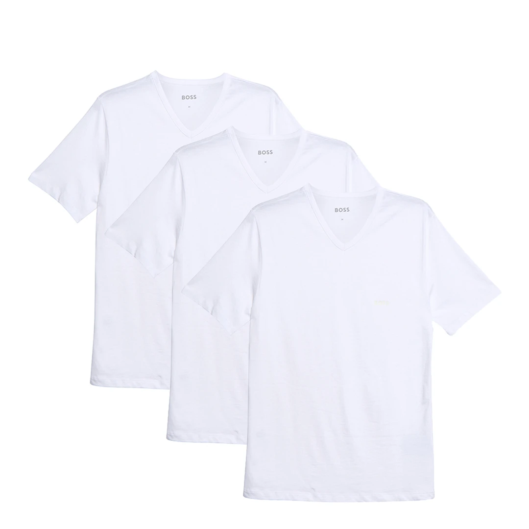 White Pack V-Neck T hirts