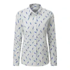 White Cotton Norfolk Shirt