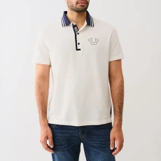 White Gusset Polo Shirt