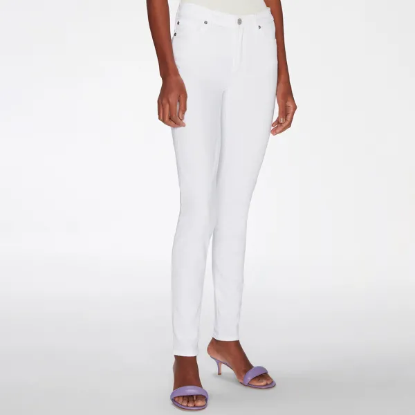 White Illusion Force Skinny Slim Jeans