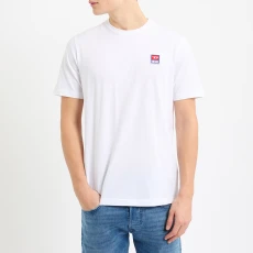 White Just Logo Cotton T hirt