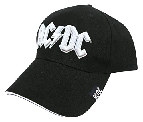White Logo - Baseball Cap Cap Black