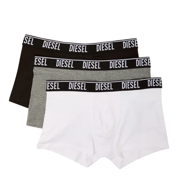 White Multi Cotton Blend Pack Boxers - Multi
