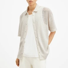 White Munroe Mesh Boxy Shirt