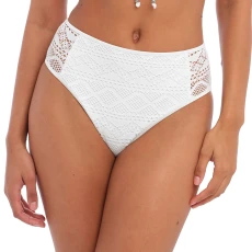 White Sundance High Waist Bikini Brief