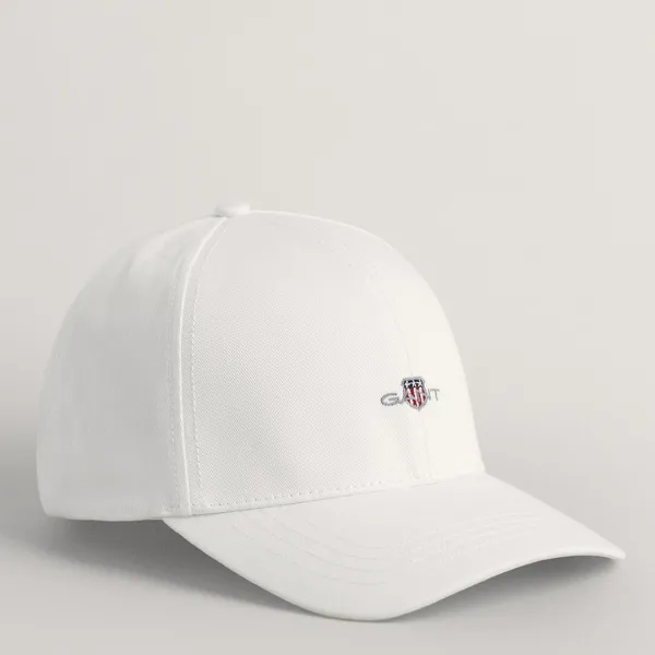 White Unisex Cotton Twill Cap