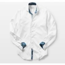 White with Dark Moon Accent Shirt, L