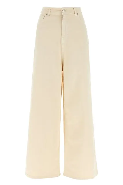 Wide leg jeans - Beige
