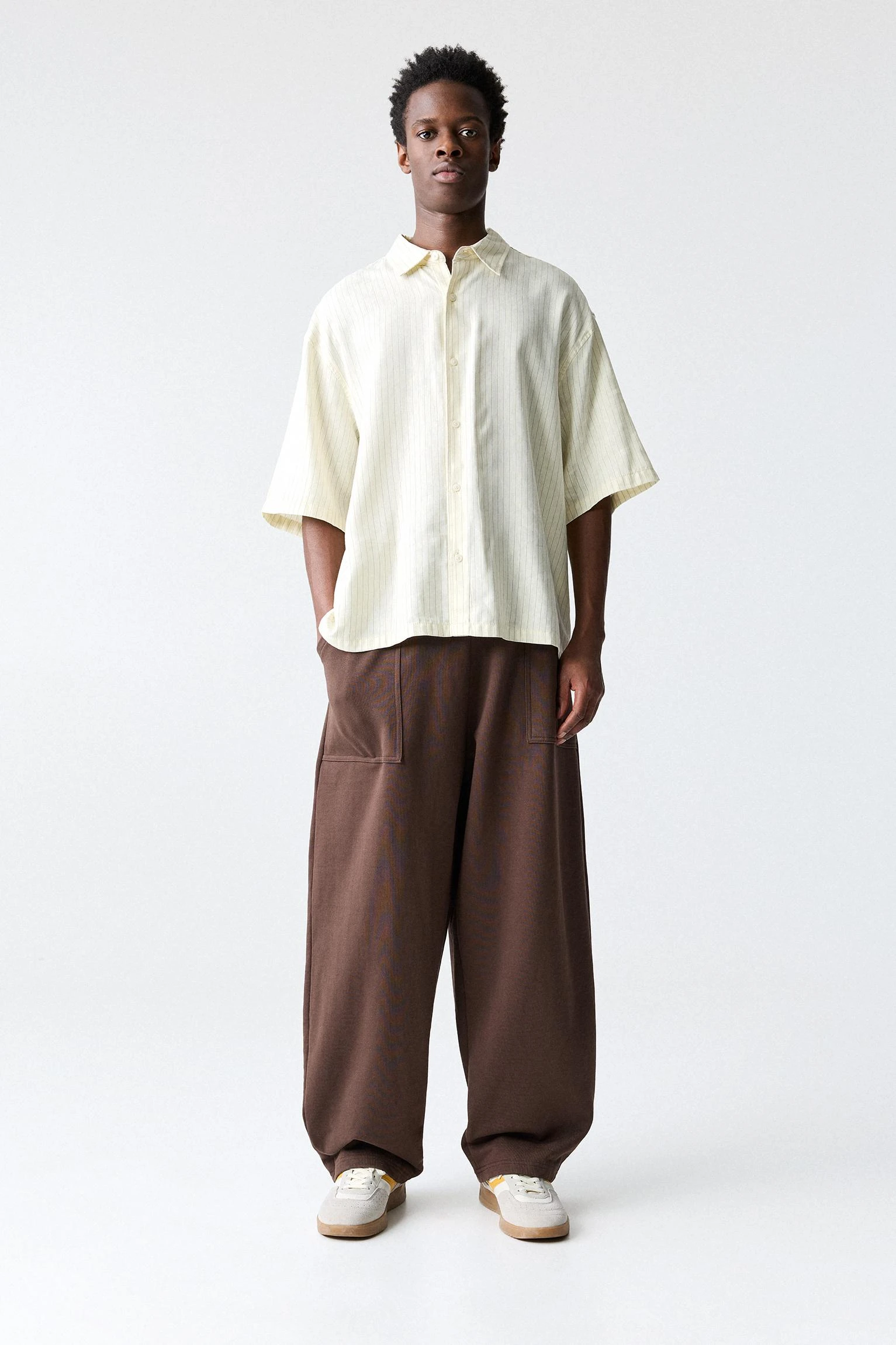 Wide eg Tracksuit Trousers - Brown